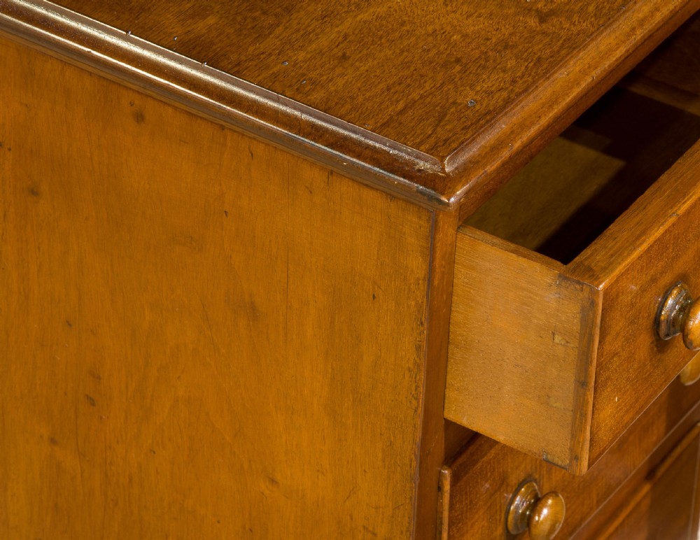 Pair of Victorian mahogany bedside chests View VII