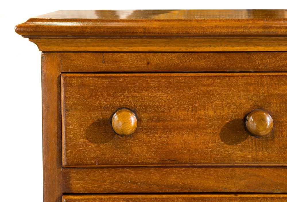 Pair of Victorian mahogany bedside chests View VIII