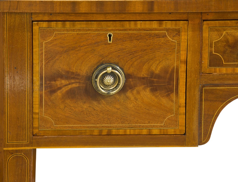 Inlaid mahogany writing table View VIII