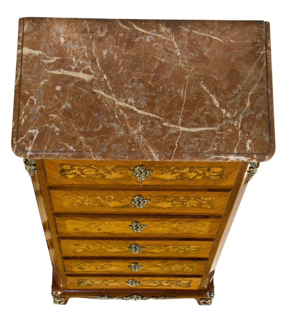 French Louis XV style chest of 6 drawers View V