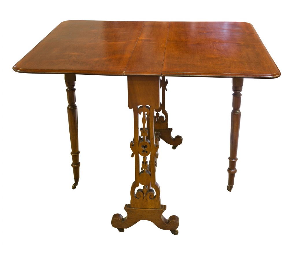 Mahogany fret end Sutherland table View II