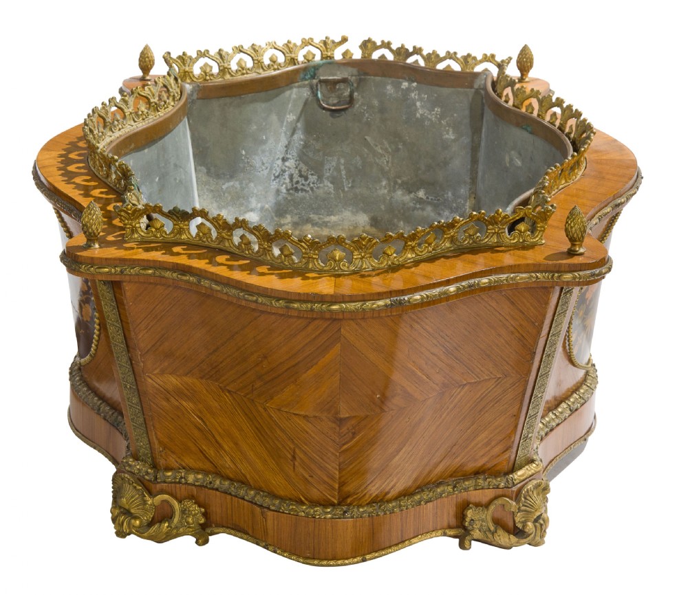 19thc French metal mounted jardiniere View III