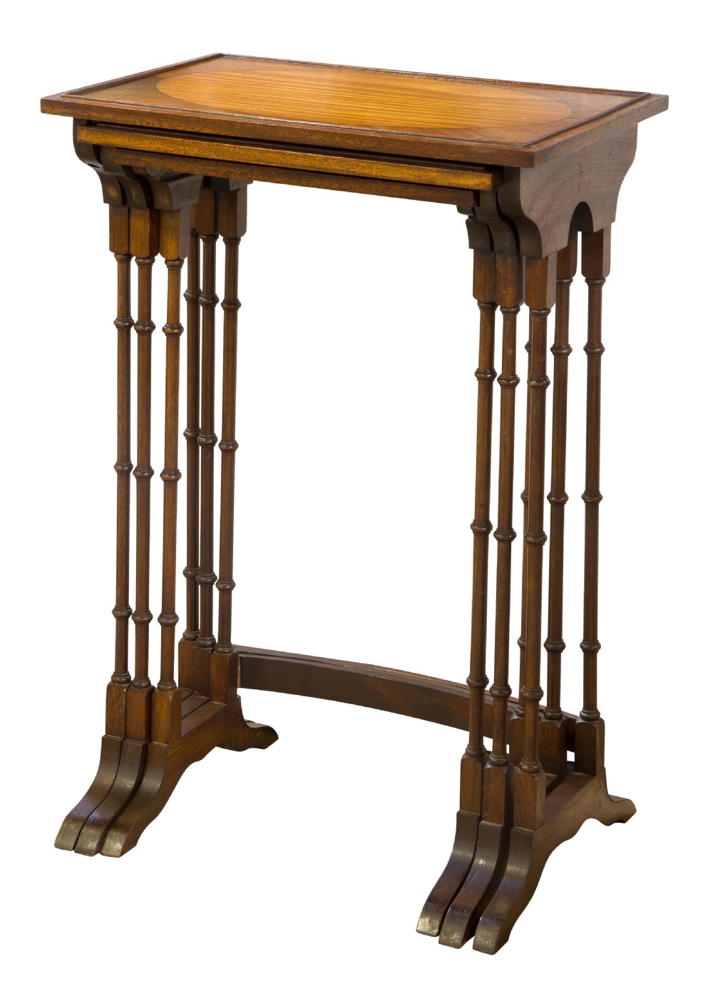 19thc set of 3 side tables