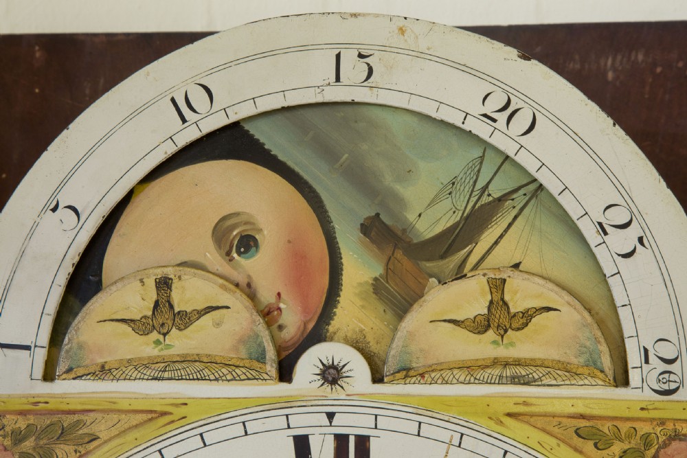19thc mahogany longcase clock View V