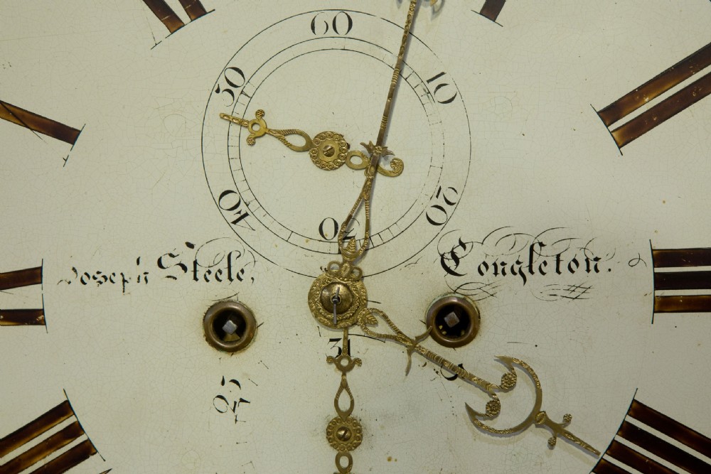 19thc mahogany longcase clock View VI