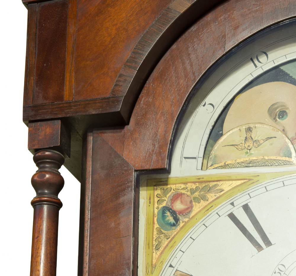 19thc mahogany longcase clock View X