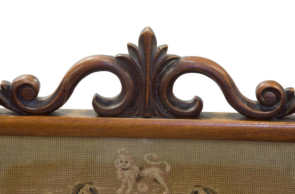 Needlepoint firescreen View V