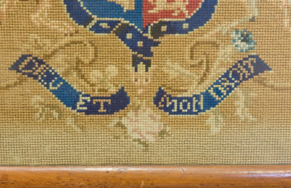 Needlepoint firescreen View VII
