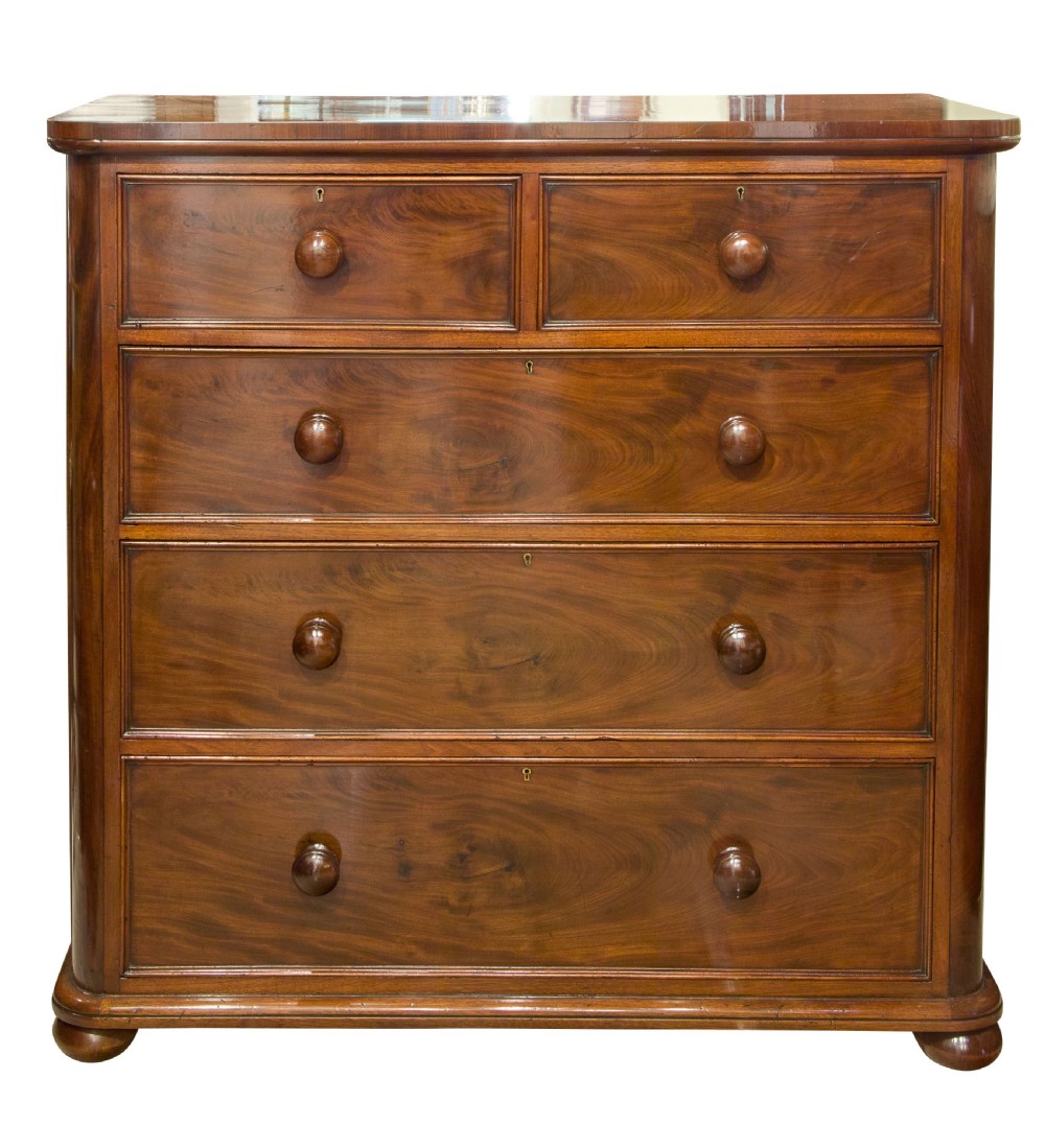 Regency mahogany chest of drawers View III