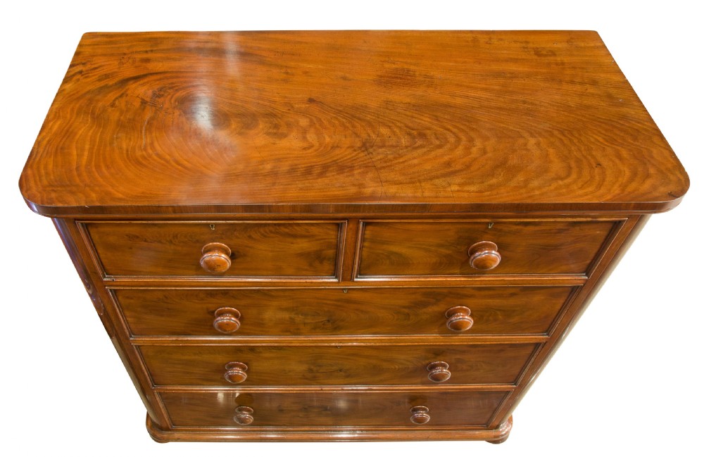 Regency mahogany chest of drawers View IV
