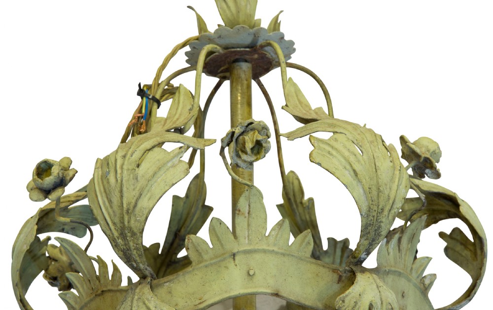 Italian tole lantern View V