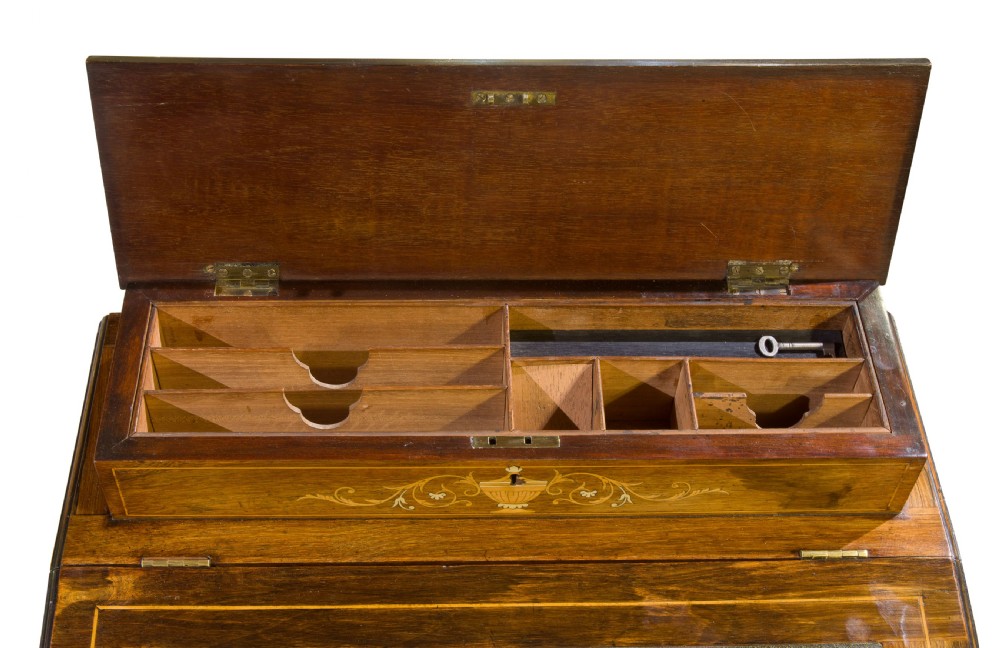 English marquetry rosewood davenport View VII