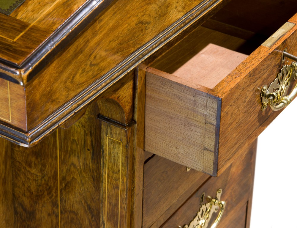 English marquetry rosewood davenport View X