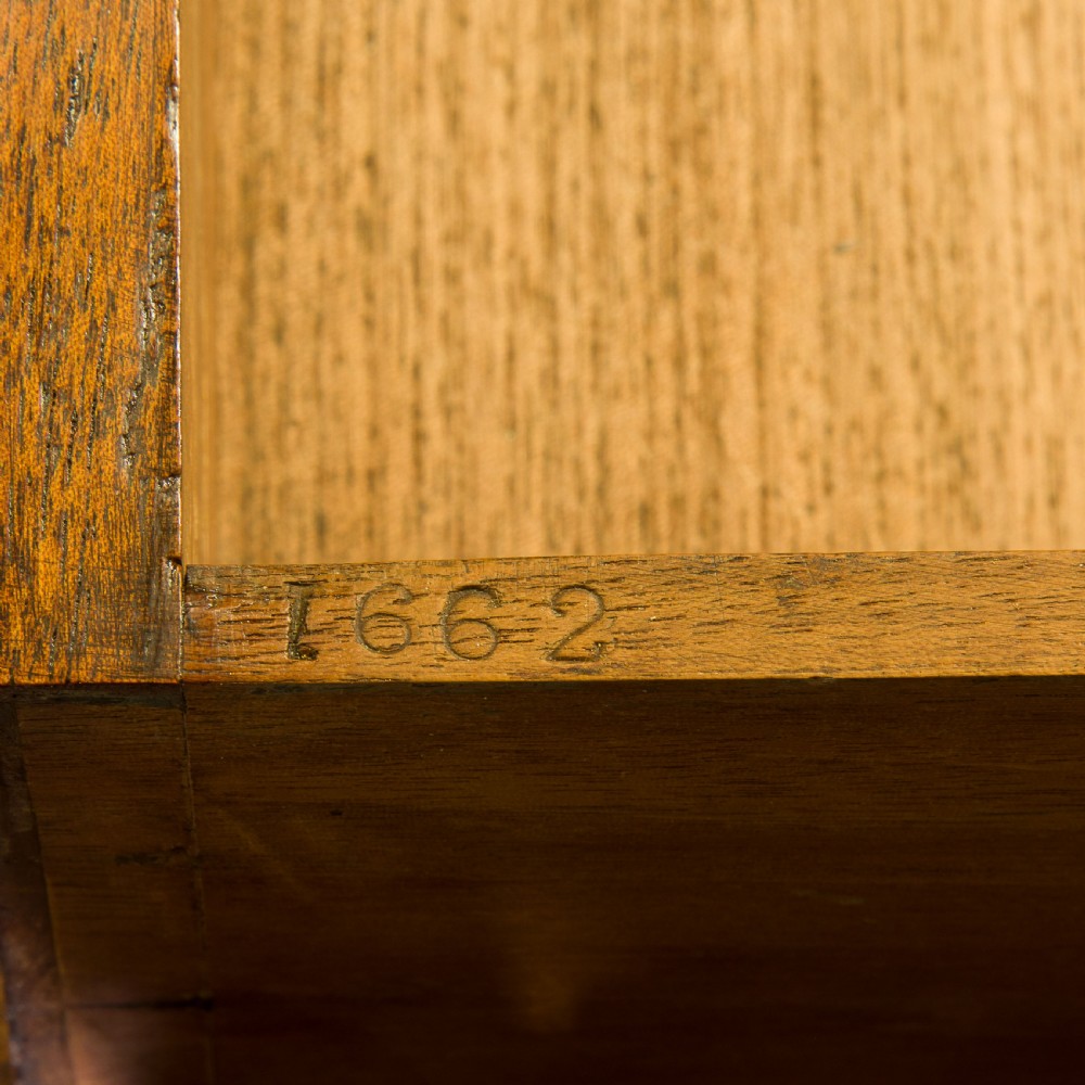 English marquetry rosewood davenport View XII