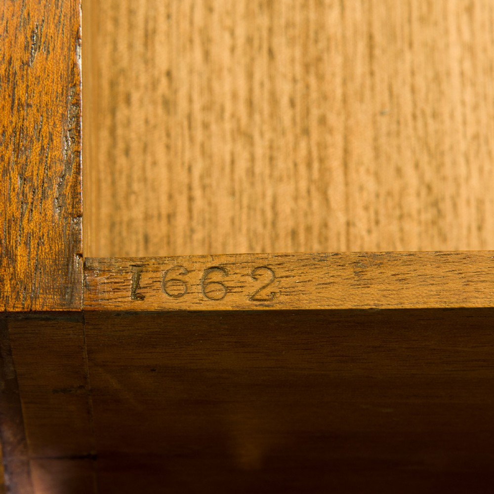 English marquetry rosewood davenport by Shoolbred View XII