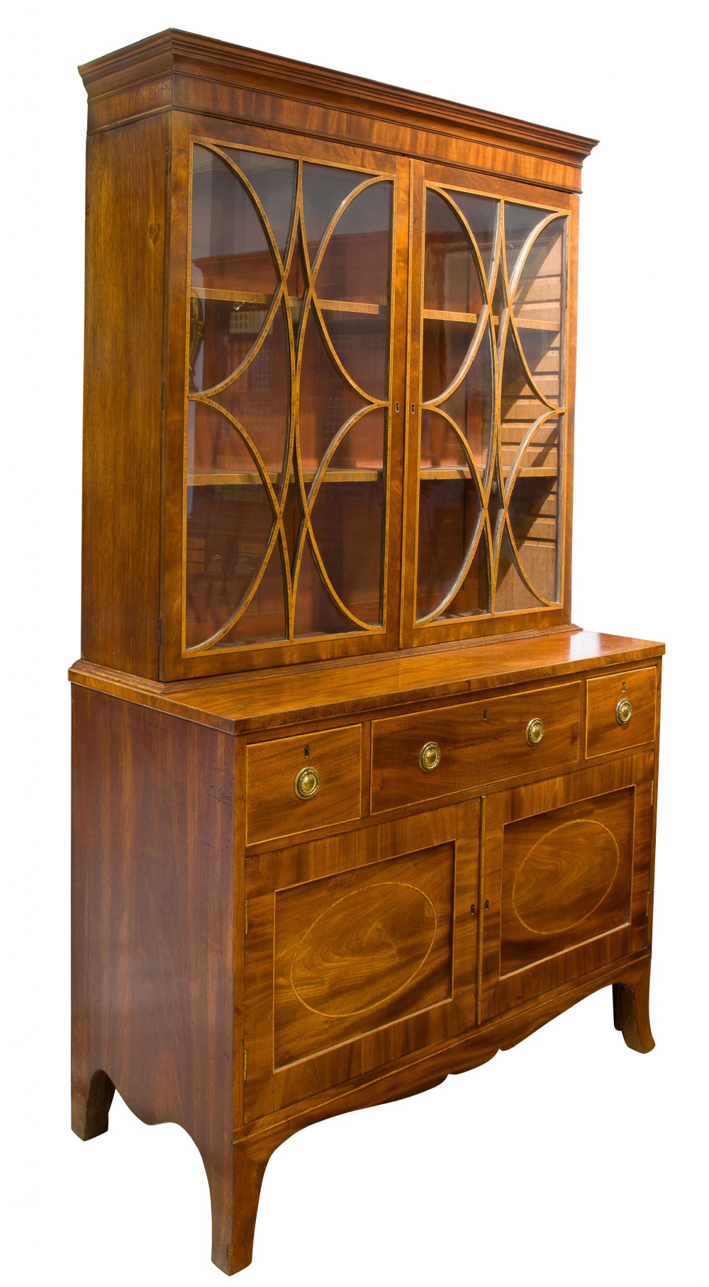 Regency mahogany secretaire