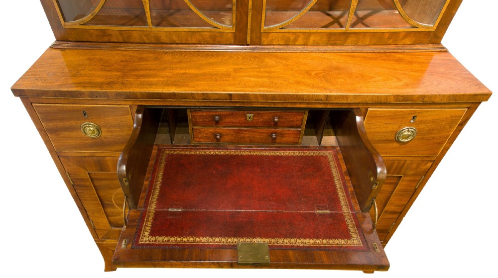 Regency mahogany secretaire View V