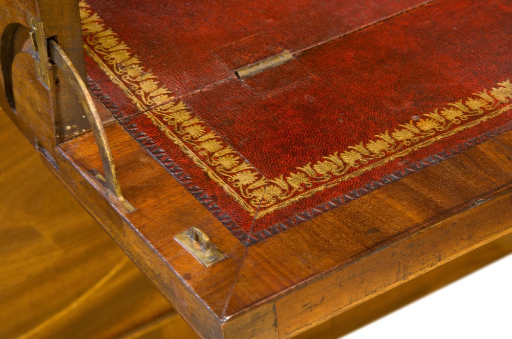 Regency mahogany secretaire View X
