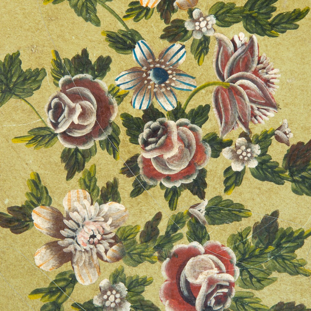 Circular painted topped table View VI