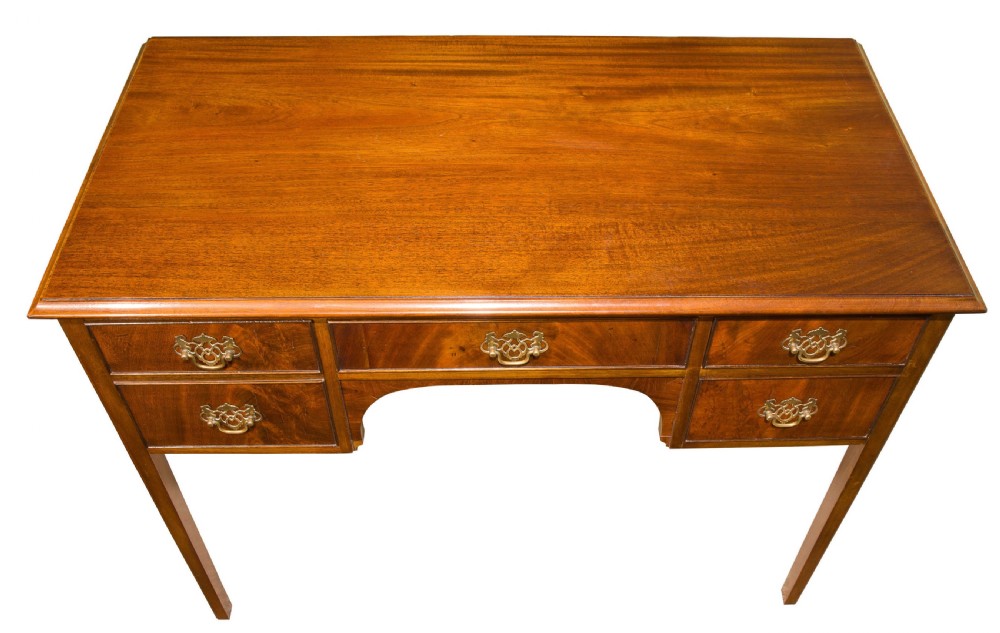 George III Style Mahogany Dressing Table c.1900 View VII