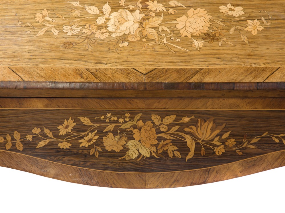 Mounted Marquetry & Rosewood Ladies Bureau View X