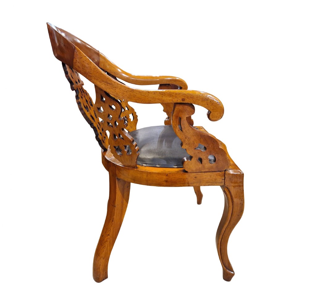 Walnut Captains Chair View IV