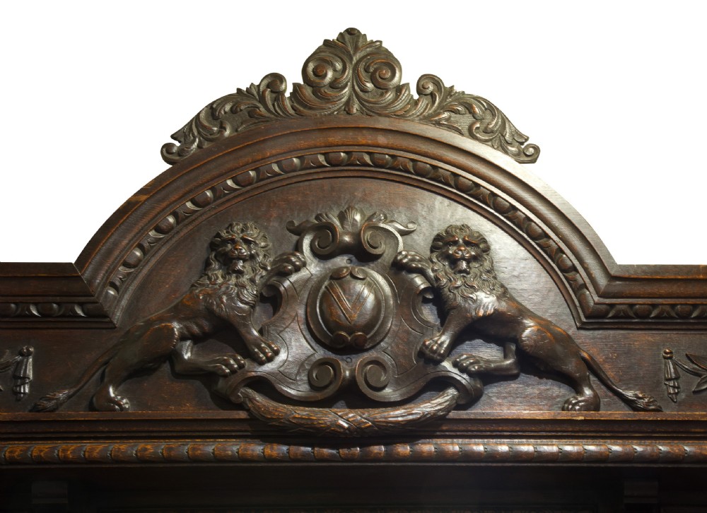 19th Century Carved Oak Sideboard View IV