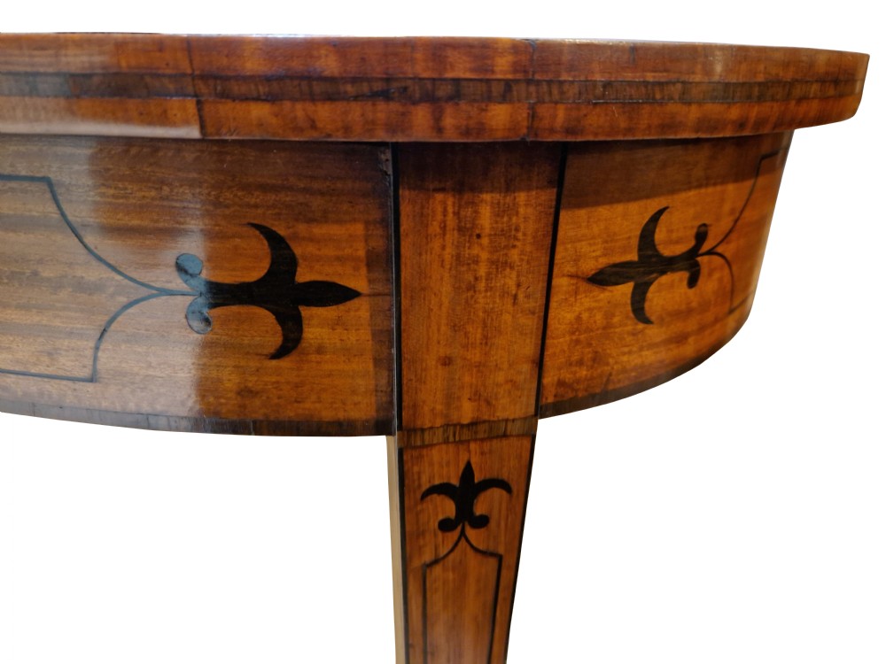 18thc Satinwood Card Table View V