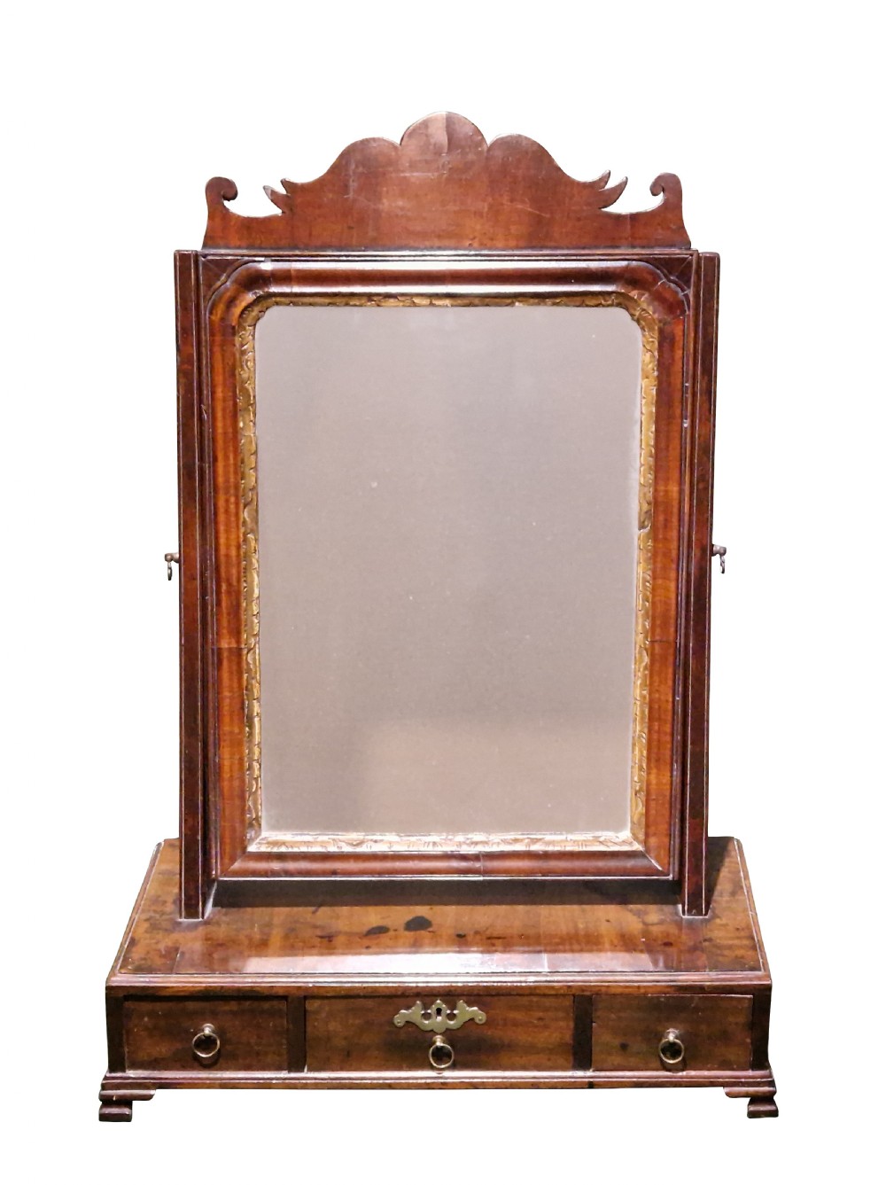 George III Mahogany Toilet Mirror