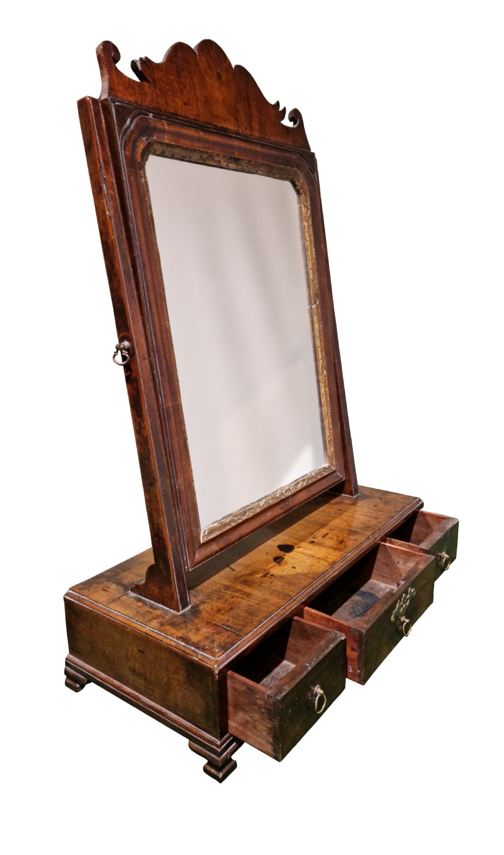 George III Mahogany Toilet Mirror View VI