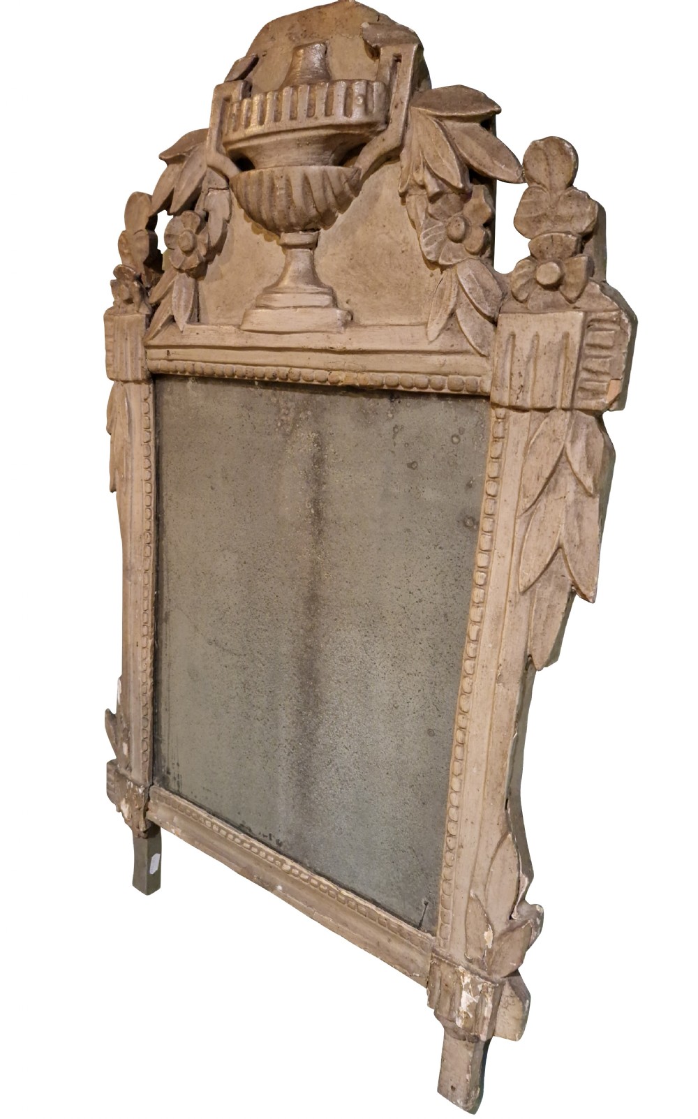 Louis XV Painted Carved Mirror View IV