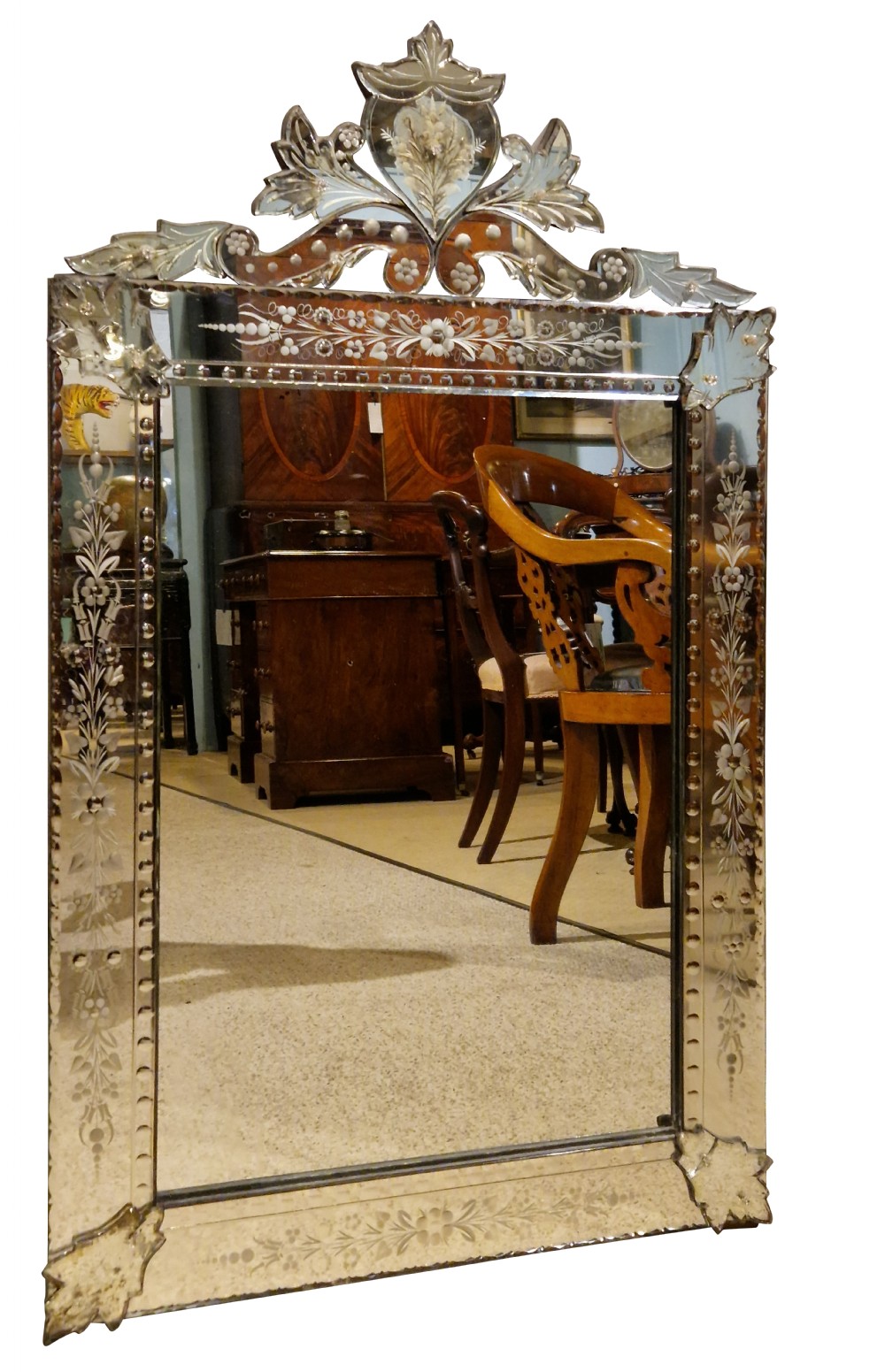 Venetian Glass Wall Mirror View II