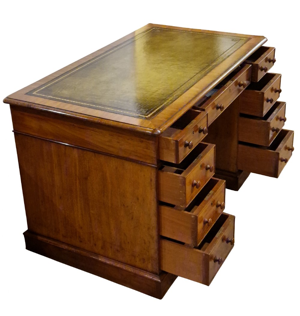 Fine Quality Mahogany Pedestal Desk View IV