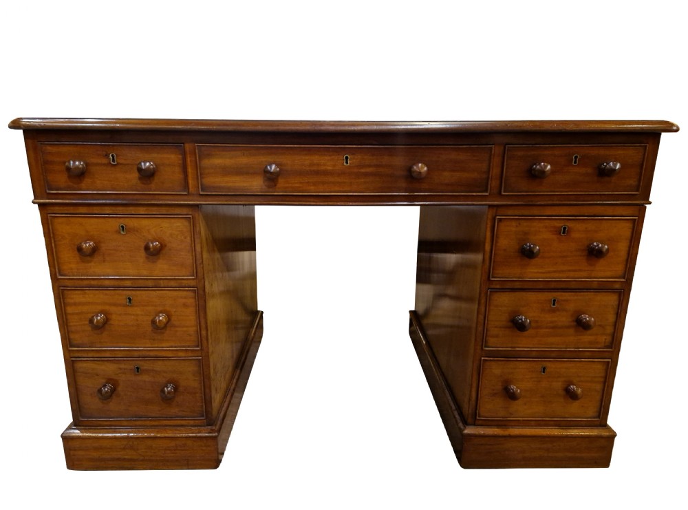 Fine Quality Mahogany Pedestal Desk View V