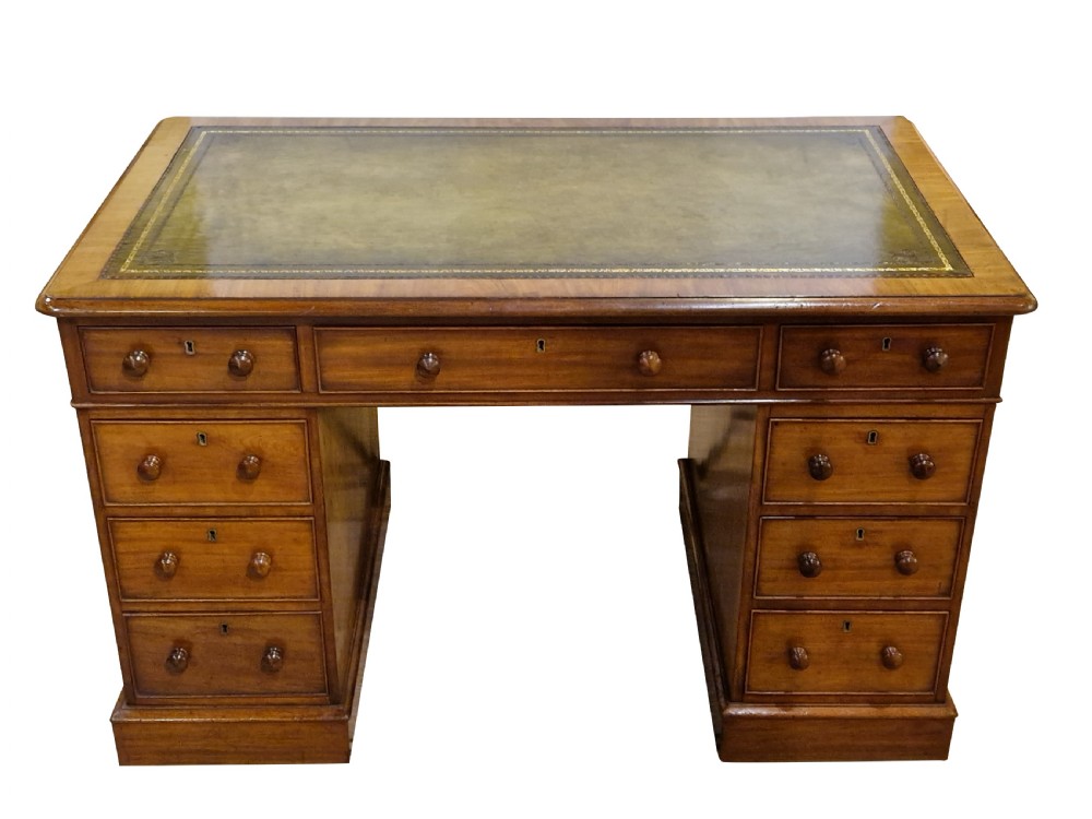 Fine Quality Mahogany Pedestal Desk View VI