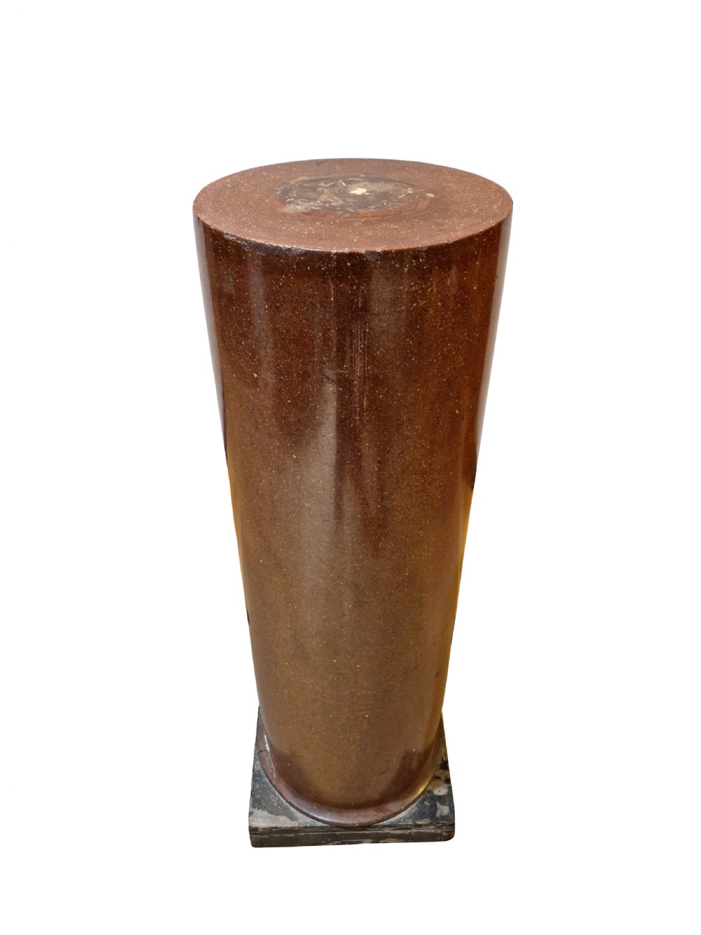 19th Century Simulated Porphyry Scagliola Column
