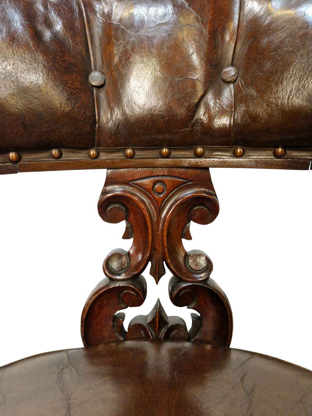 William IV Mahogany Library Chair View IV