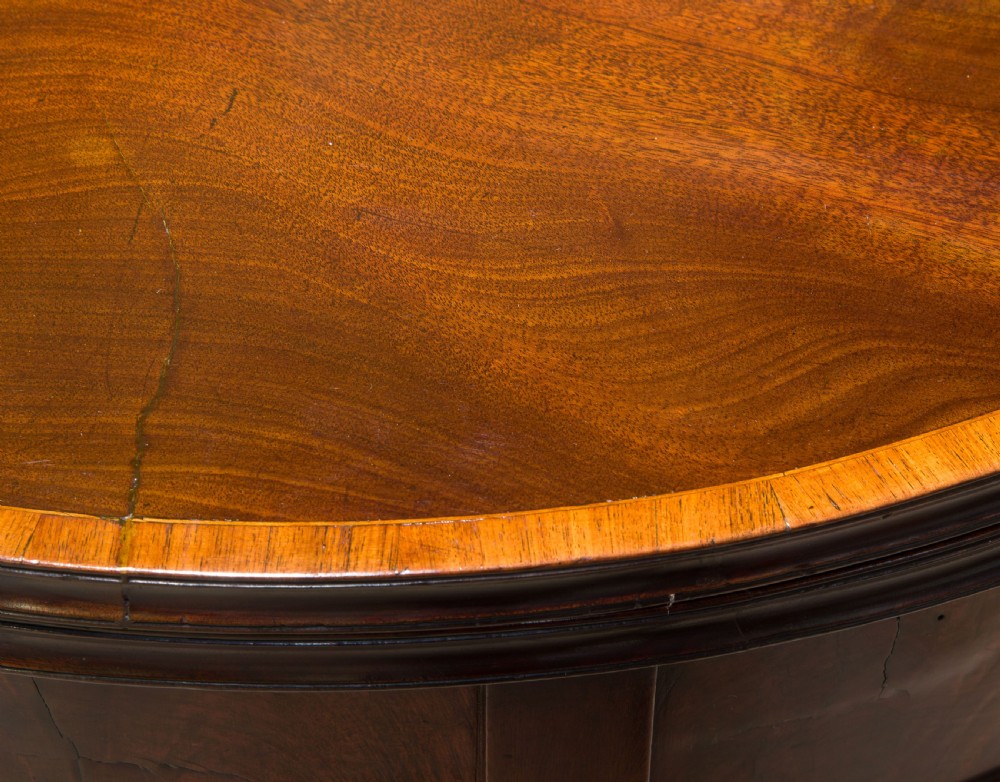 Geo III Mahogany and Tulipwood Card Table View VI