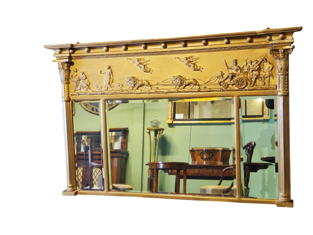 Regency Overmantel  Mirror View II