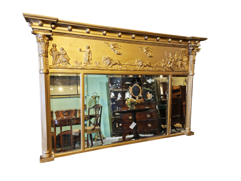 Regency Overmantel  Mirror View III