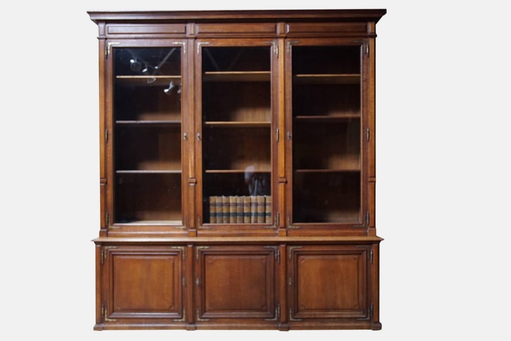 Arts & Crafts Oak Library  Bookcase