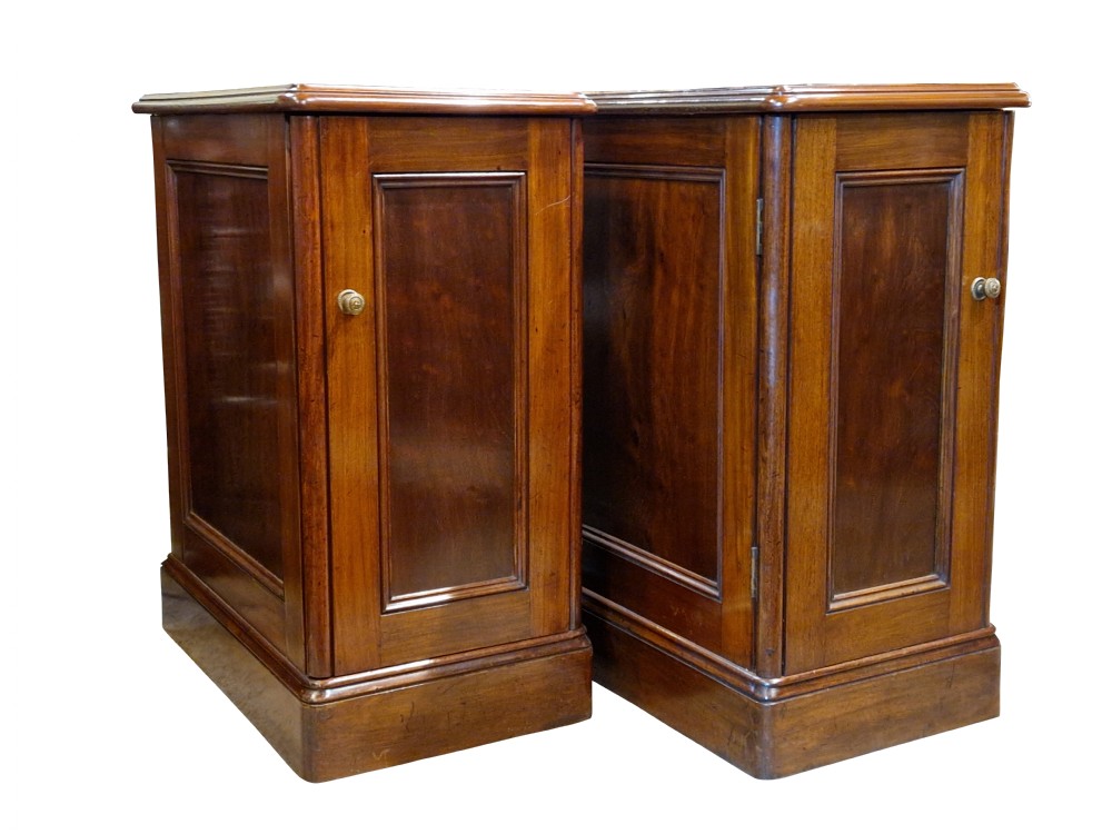 Pair of Victorian Mahogany Bedside Cupboards View IV