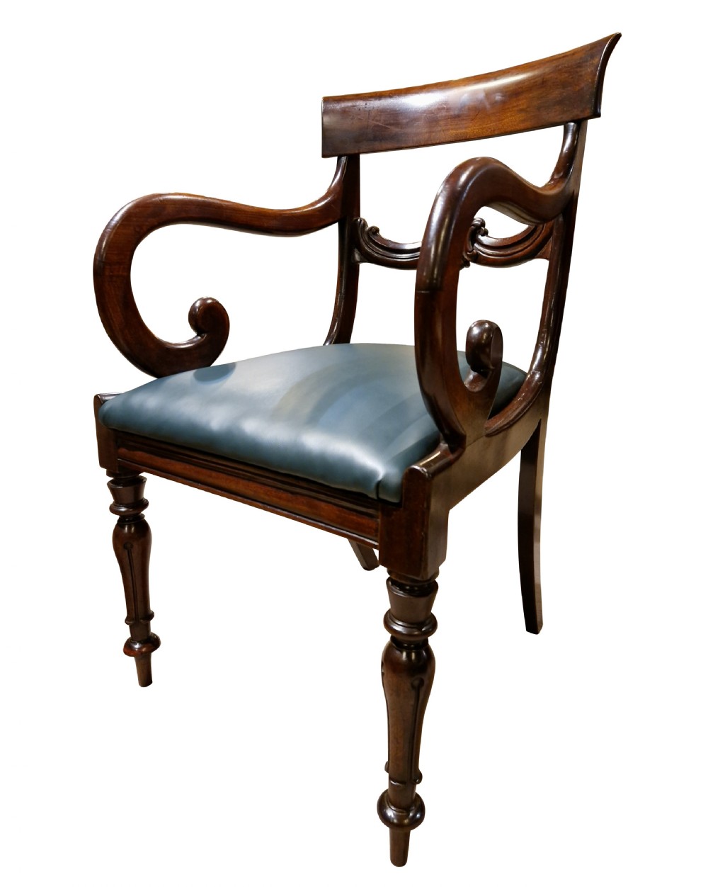 Victorian Mahogany Armchair View II
