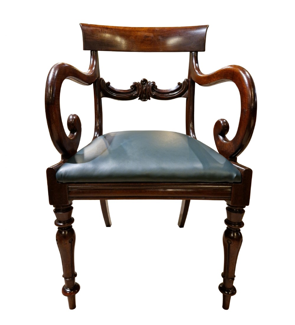 Victorian Mahogany Armchair View III