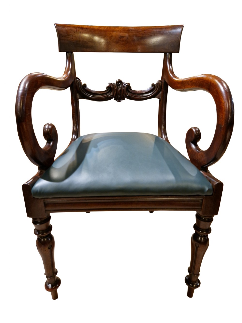 Victorian Mahogany Armchair View IV
