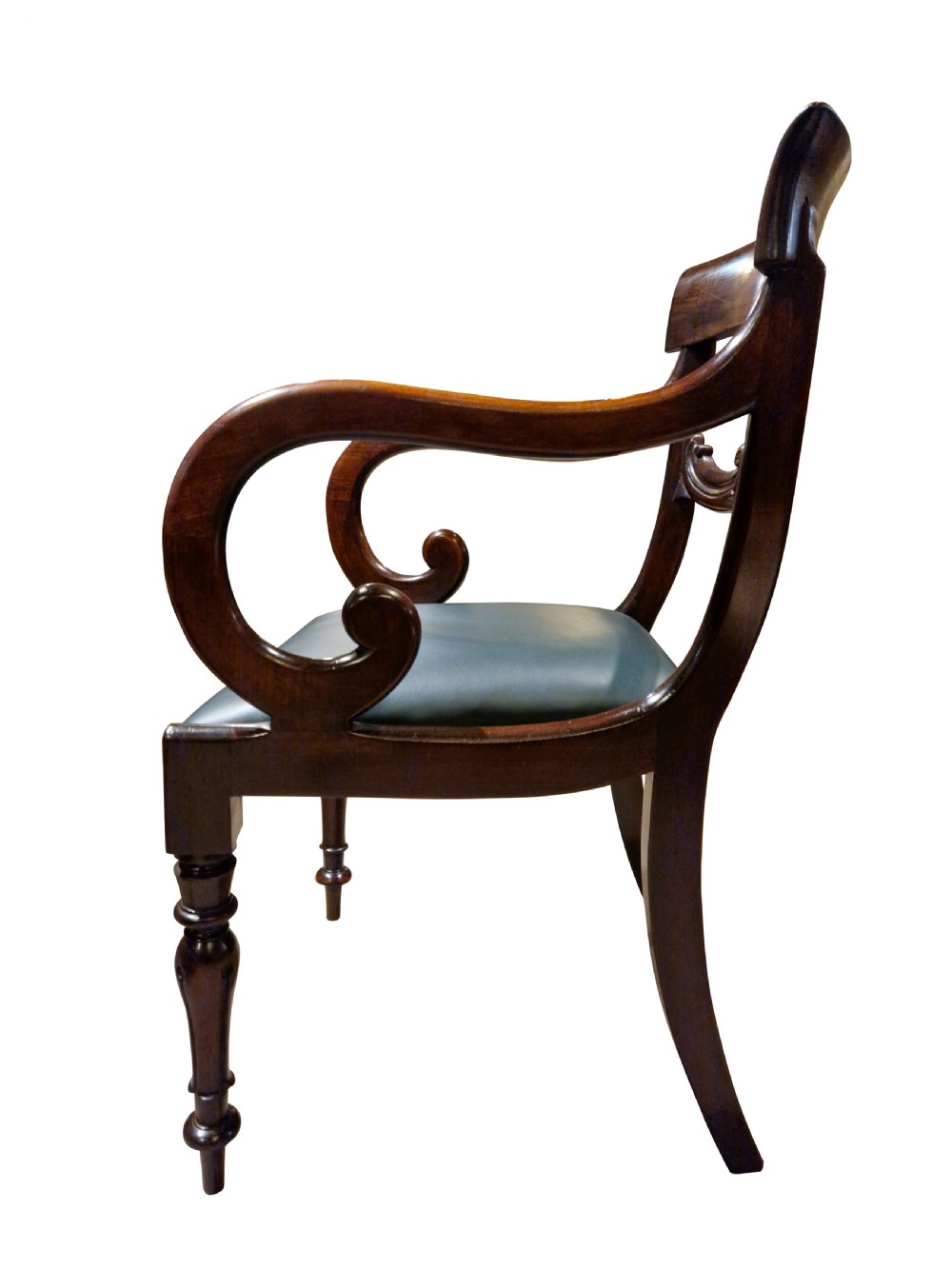 Victorian Mahogany Armchair View V