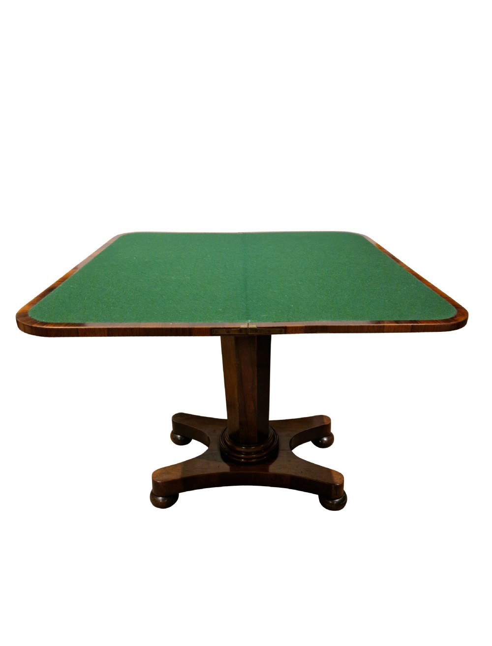 Early Victorian Rosewood Card Table View V