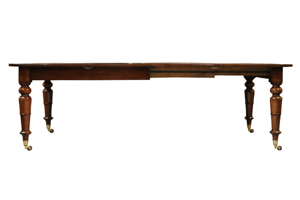 Mahogany 2 Leaf Extending Dining Table View III