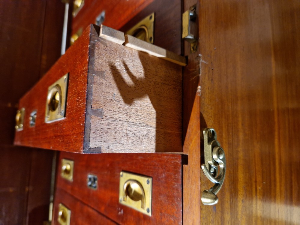 A Mahogany Specimen Chest View IV