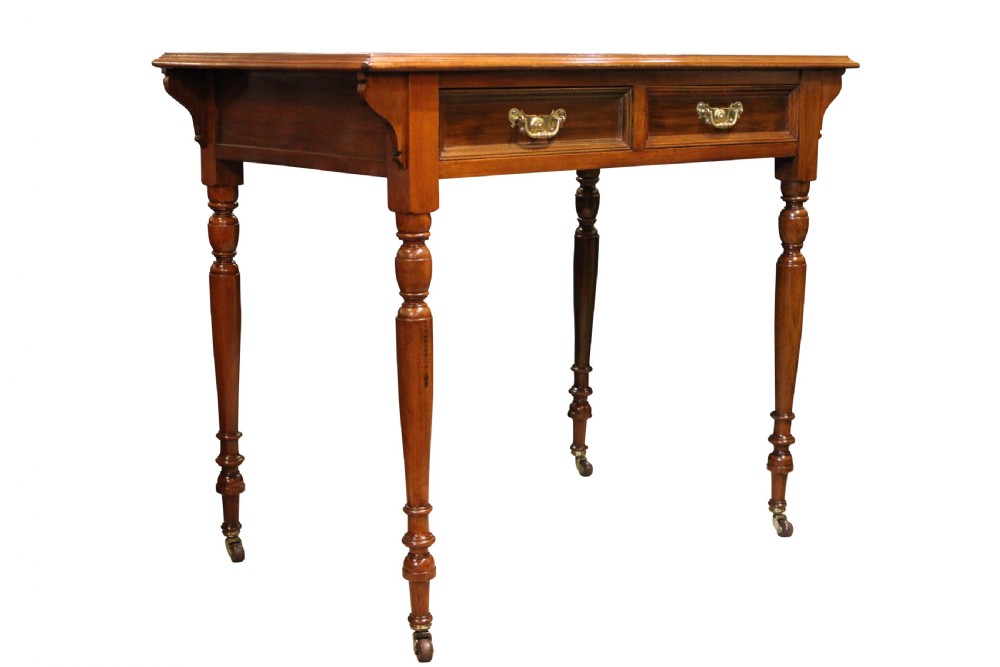 Fine Quality Small Walnut Ladies Writing Table View II